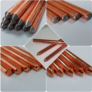 Solid Copper Earth Rod Giá thấp Ground Ground